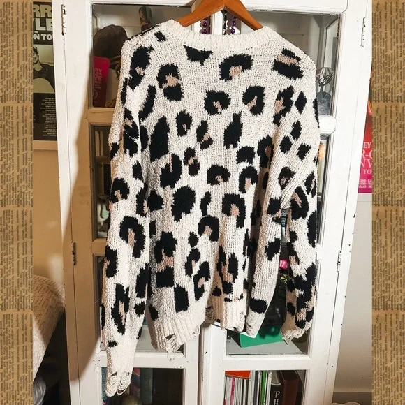 arula (altar’d state) leopard sweater - Picture 4 of 5